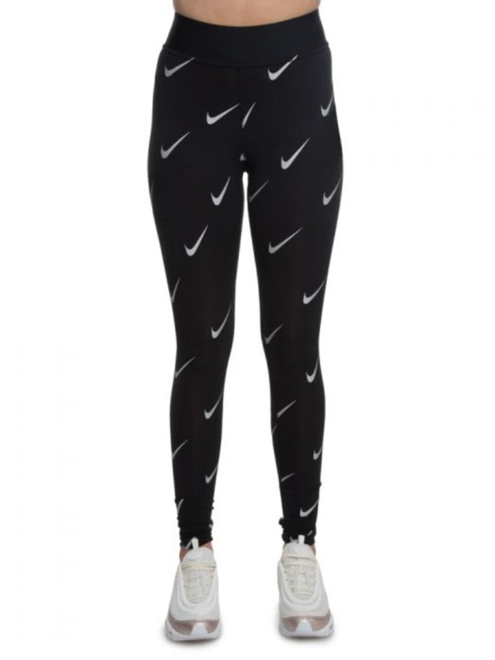NIKE Women's NSW Metallic Clash High Waisted Leggings Size M In Black